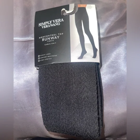Vera Wang Accessories 425 Vera Wang Tights Black Poshmark